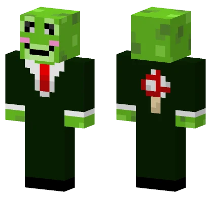 Freezy The Frog Minecraft skin