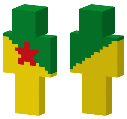 French Guiana Flag Minecraft skin