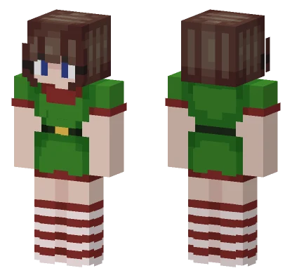 Frenzy Elf Minecraft skin
