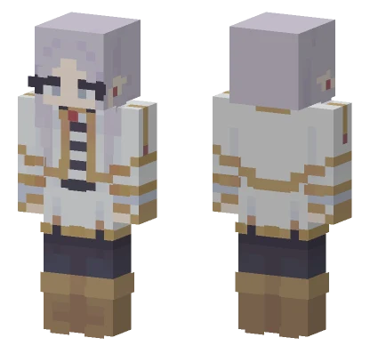 Frieren Beyond Journey's End Minecraft skin