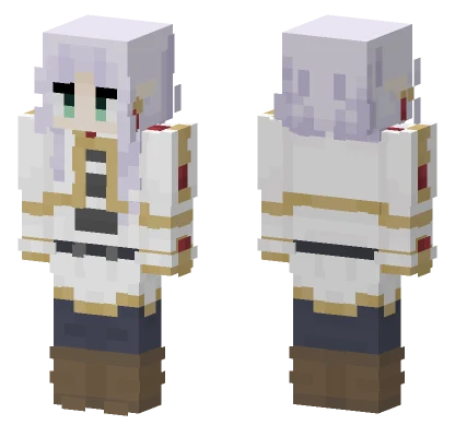 Frieren Edit Minecraft skin