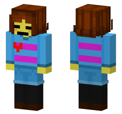 Frisk 2 Minecraft skin