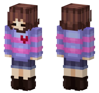 Frisk Minecraft skin