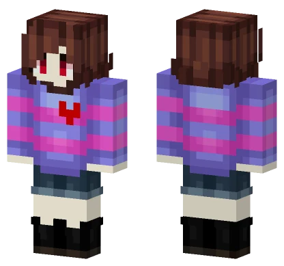 Frisk Minecraft skin