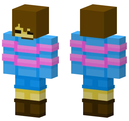 Frisk Undertale Minecraft skin
