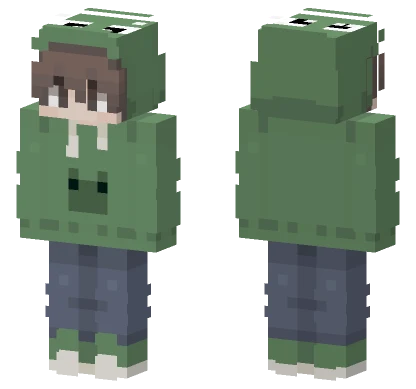 Frog Hoodie Me Minecraft skin