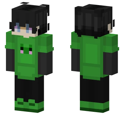 Frog Lover Minecraft skin