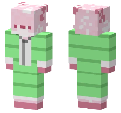 Frog Onesie Sakura Minecraft skin