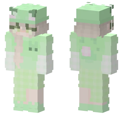 Froggie Girl Minecraft skin