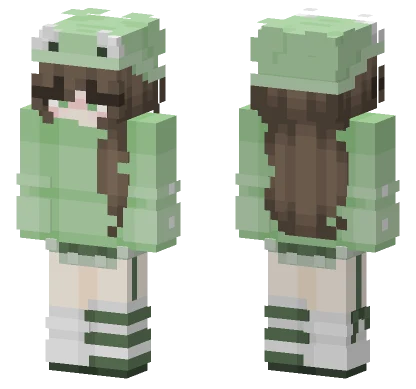Froggie Girl Minecraft skin