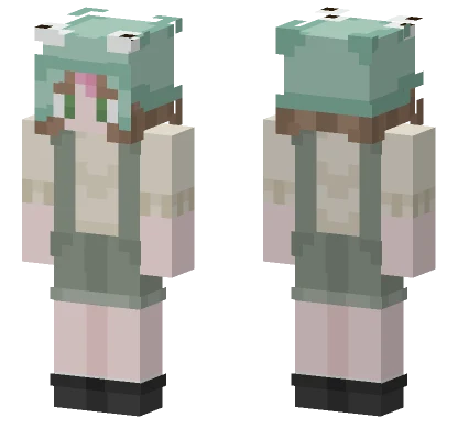 Froggy Girl Minecraft skin