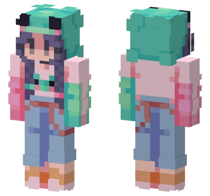Froggy Sherbert Minecraft skin