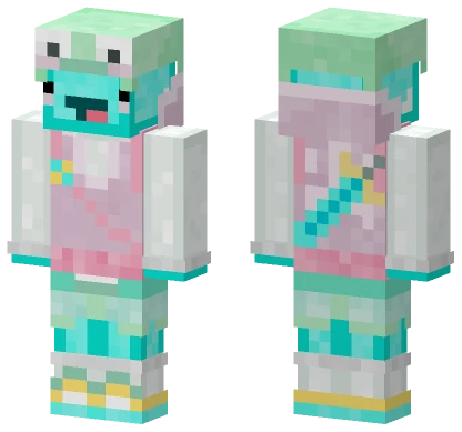 Froggy Skeppy UwU Minecraft skin