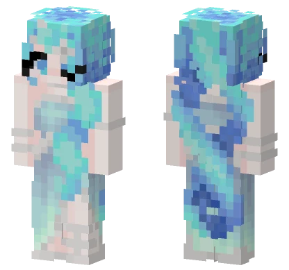 Frosted Ocean Girl Minecraft skin