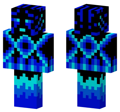 Frozen Demon Minecraft skin