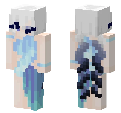 Frozen Girl Minecraft skin