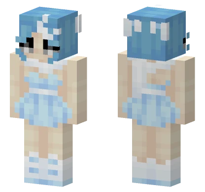 Frozen Heart Blue Ice Rank Minecraft skin