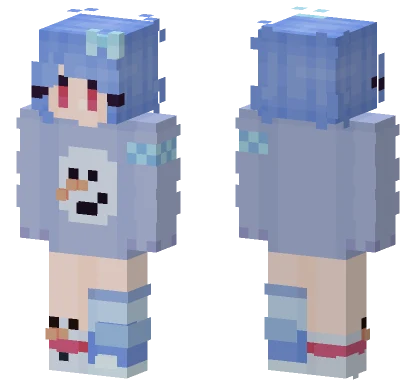 Frozen Raffle Base Used Minecraft skin