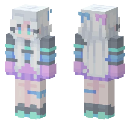 Frozen Sunrise Girl Minecraft skin