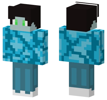 Frozen Winter Phantom Minecraft skin