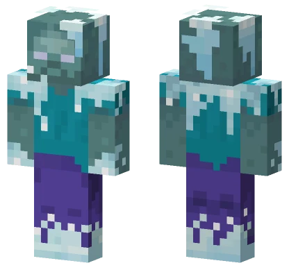 Frozen Zombie Minecraft skin
