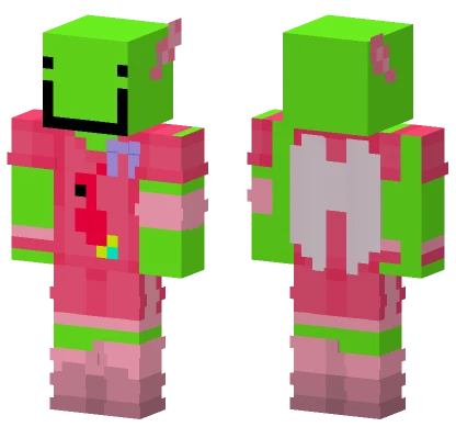 Fruitberries Pink Parrots Minecraft skin