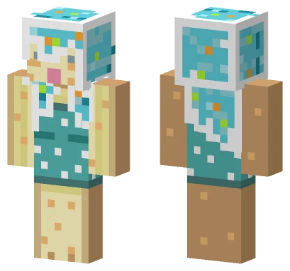 Fruity Overalls Kid Minecraft skin