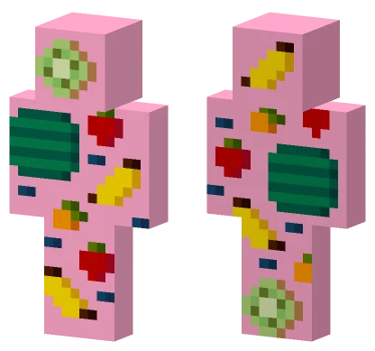Fruity Pink Outfit Minecraft skin