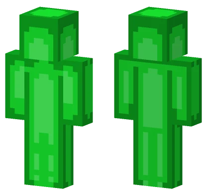 Frutiger Aero MSM Guy Green Minecraft skin