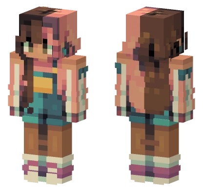 Fuchsia Te Minecraft skin