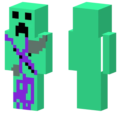 Funfetti Creeper Minecraft skin