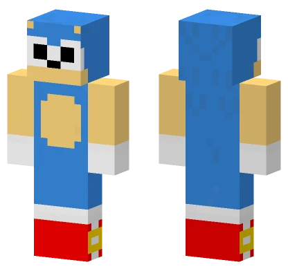 Funko Pop Classic Sonic Minecraft skin