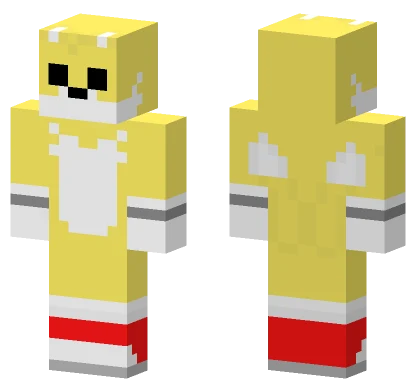 Funko Pop Super Tails Minecraft skin