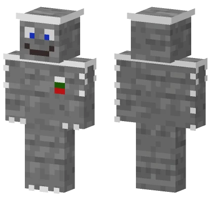Funny Guy Stone Minecraft skin
