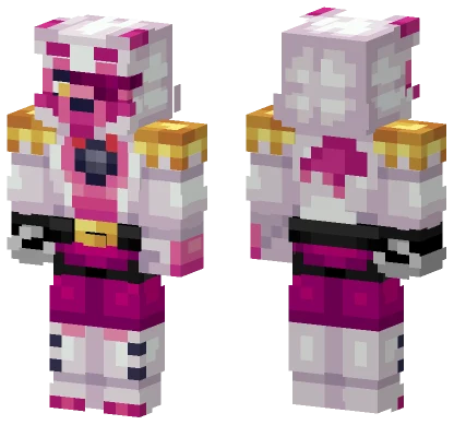 Funtime Foxy Stylized Minecraft skin