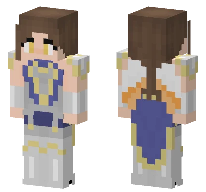 Furia White Dress Minecraft skin