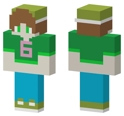 Furrio Green Outfit Minecraft skin