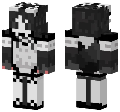 Furry Maid Outfit Minecraft skin
