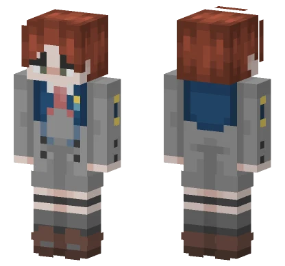 Futoshi School Uniform Minecraft skin
