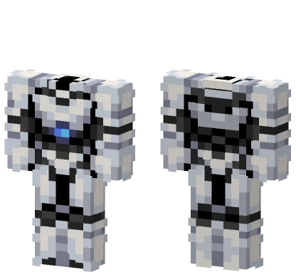 Futuristic Armour Genderless Base Minecraft skin