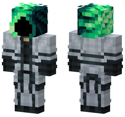 Futuristic Grey Jumpsuit Minecraft skin