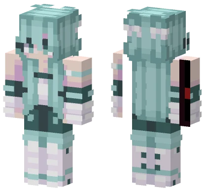 Futuristic Protagonist Minecraft skin