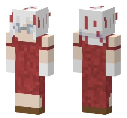 Fuyumi Todoroki In A Dress Minecraft skin