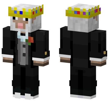 Fuzzy Gentleman Sheep Supra Innocent Minecraft skin