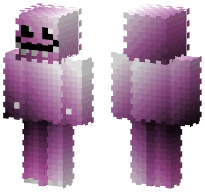 Fuzzy Pink Monster Minecraft skin