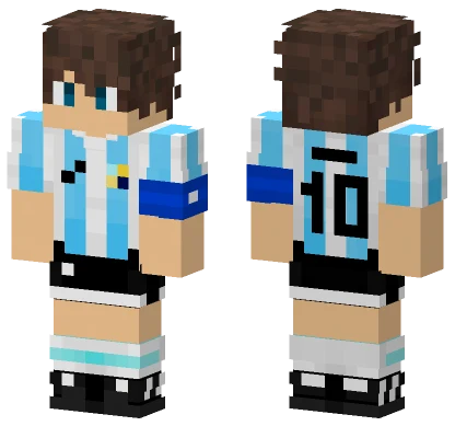 Gabmex26 Footballer Minecraft skin