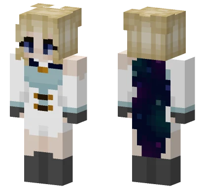 Galaxy Girl Minecraft skin