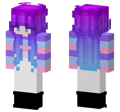 Galaxy Girl Minecraft skin