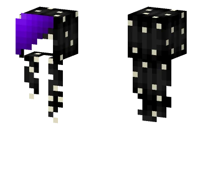 Galaxy Hair Skin Minecraft skin