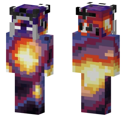 Galaxy Mage Minecraft skin